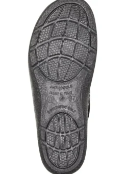 Pantoffel mit floralem Muster