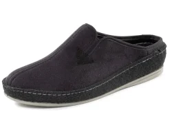 Pantoffel mit seitlich eingesetztem Gummizug