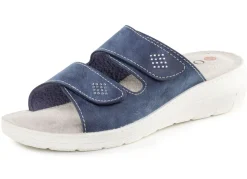 Pantolette mit Glitzersteinchen