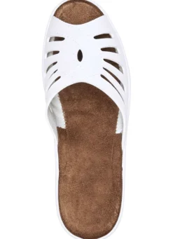 Pantolette mit Zierlochung