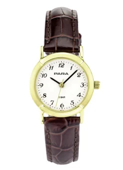 Para Quartz-Damenuhr mit Lederband