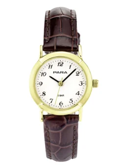 Para Quartz-Damenuhr mit Lederband