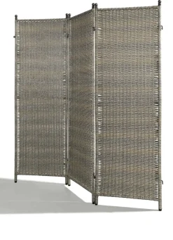 Paravent aus Kunststoff-Geflecht