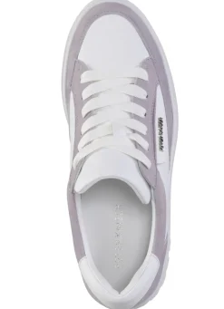 Peter Kaiser Schnür-Sneaker aus Nappa- und Veloursleder