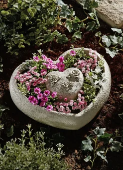 Pflanzschale Herz, 2-teilig
