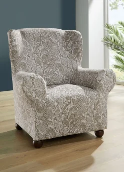 Pflegeleichte Stretchbezüge in Schlangenoptik