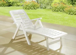 Pflegeleichte und wetterfeste Rollliege Smeraldo