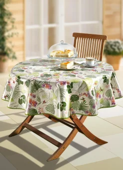 Pflegeleichte Wachstuch-Tischdecke