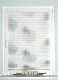 Plissee-Rollos ohne Bohren und Schrauben