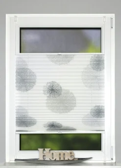 Plissee-Rollos ohne Bohren und Schrauben