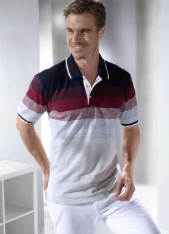 Poloshirt mit kleinen Seitenschlitzen