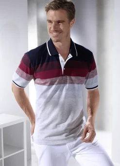 Poloshirt mit kleinen Seitenschlitzen