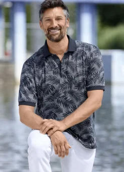 Poloshirt mit Knopfleiste