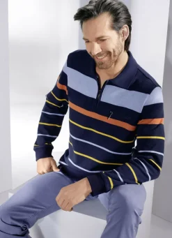 Poloshirt mit kurzem Reißverschluss