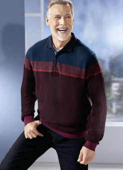 Poloshirt mit kurzer Knopfleiste