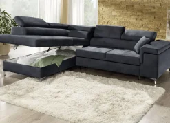 Polsterecke mit Bettfunktion und Komfortschaum-Polsterung