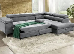 Polsterecke mit Bettfunktion und Komfortschaum-Polsterung