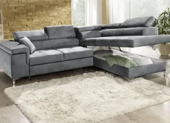 Polsterecke mit Bettfunktion und Komfortschaum-Polsterung