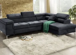 Polsterecke mit Bettfunktion und Komfortschaum-Polsterung