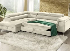 Polsterecke mit Bettfunktion und Komfortschaum-Polsterung