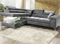 Polsterecke mit Bettfunktion und Komfortschaum-Polsterung