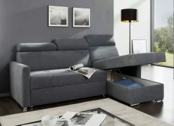 Polsterecke mit Schlaffunktion und Bettkasten