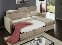 Polsterecke mit Schlaffunktion und Bettkasten