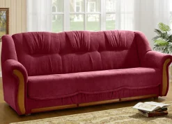 Polstermöbel mit angenehmem, hochflorigem Stoffbezug