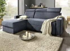 Polstermöbel mit Bettfunktion und verstellbaren Kopfstützen