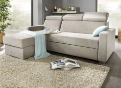 Polstermöbel mit Bettfunktion und verstellbaren Kopfstützen