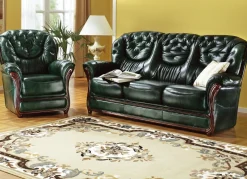 Polstermöbel mit Bezug aus echtem Leder
