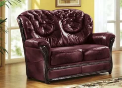 Polstermöbel mit Bezug aus echtem Leder