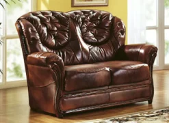 Polstermöbel mit Bezug aus echtem Leder