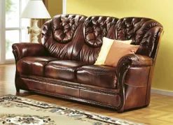 Polstermöbel mit Bezug aus echtem Leder