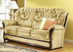 Polstermöbel mit Bezug aus echtem Leder