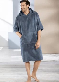 Poncho mit Kängurutasche