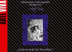 Porzellan-Geschirr Millefiori aus hochwertigem weißen Porzellan