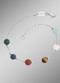 Powerful Stone Armband mit 6 echten Edelsteinen