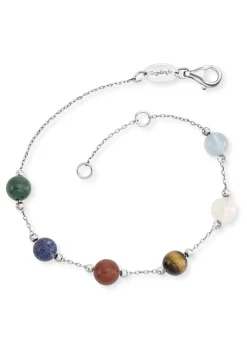 Powerful Stone Armband mit 6 echten Edelsteinen