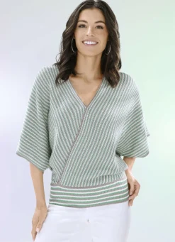 Pulli in Wickeloptik