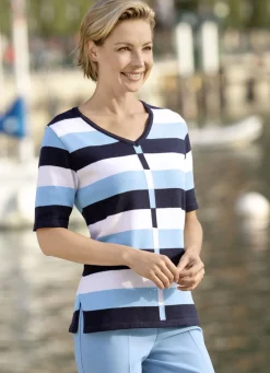 Pulli mit Sreifendessin