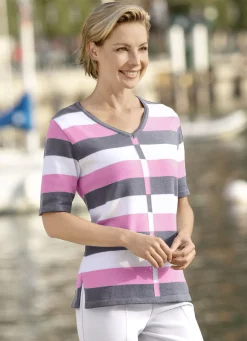 Pulli mit Sreifendessin