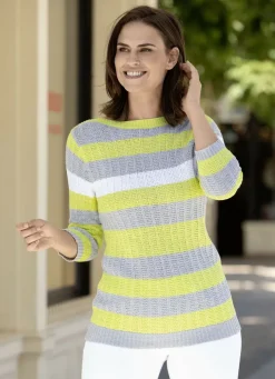 Pullover aus Bändchengarn