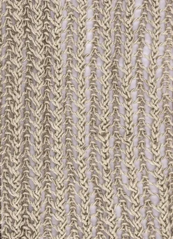 Pullover aus edel glänzendem Bändchengarn