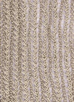 Pullover aus edel glänzendem Bändchengarn