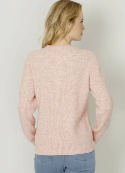 Pullover aus Effektgarn