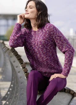 Pullover aus hochwertigem Bouclégarn