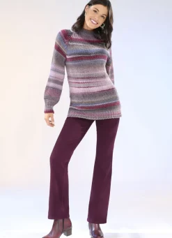 Pullover aus hochwertigem Multicolorgarn mit Schurwolle