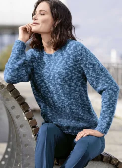 Pullover aus hochwertigem Bouclégarn