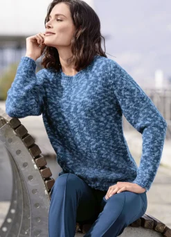 Pullover aus hochwertigem Bouclégarn